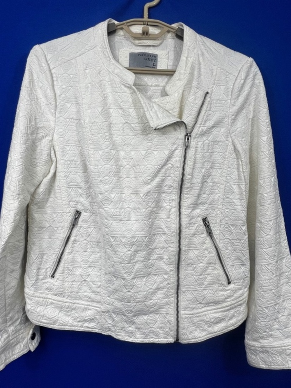 |•RUFF HEWN•| Cream Jacket Size Large